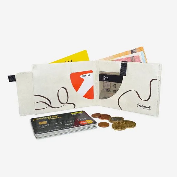 paprcuts paprcuts RFID Portemonnaie Pro, Mixtape 2.0.(beige), – Produktbild 4 von 4