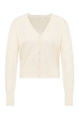 Tranquillo Strickjacke Linaa aus Bio-Baumwolle - white / M – Produktbild 1 von 1