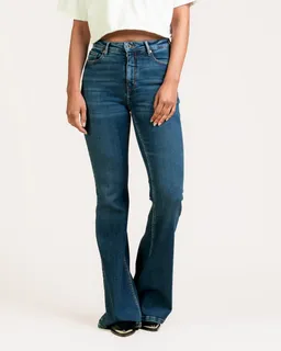 Kuyichi Kuyichi Damen vegan Jeans Lisette Flare Clean Blue – Produktbild 1 von 1