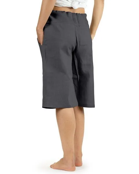 SCHAZAD Bermuda-Leinenhose von SCHAZAD, Anthrazit, – Produktbild 3 von 3