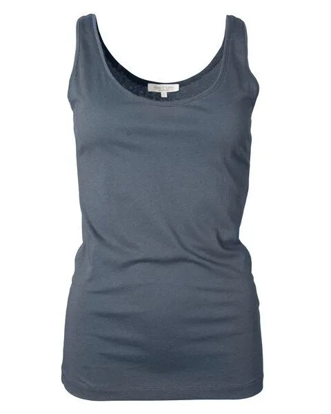 Alma & Lovis Alma & Lovis Top aus Bio-Baumwolle | Basic Top, Dunkelgrün, – Produktbild 1 von 1