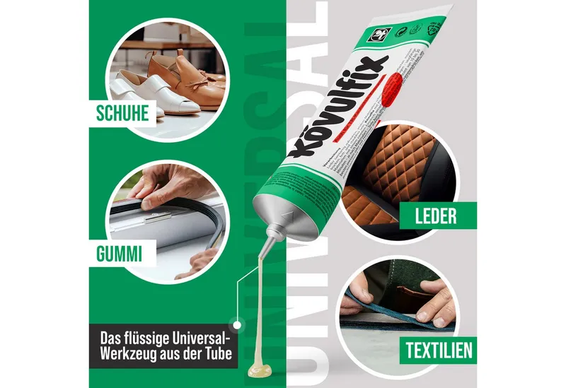 Kömmerling Klebstoff Kövulfix Rekord Schuhkleber extra stark wasserfest 30g, (1-tlg) – Produktbild 2 von 5