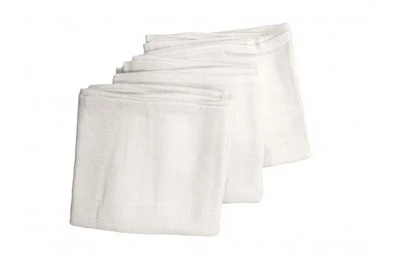 Easy Dort Easy Dort Baby Windeln Aus Bio-Baumwolle - 63x63 Cm (3er Pack), Ecru, – Produktbild 2 von 2