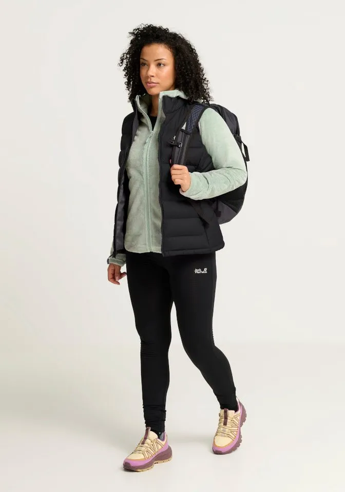 Jack Wolfskin Jack Wolfskin Daunenweste WILD PASS DOWN VEST W RDS Daunenweste, warm, wind- und wasserabweisend, Schwarz, – Produktbild 3 von 5