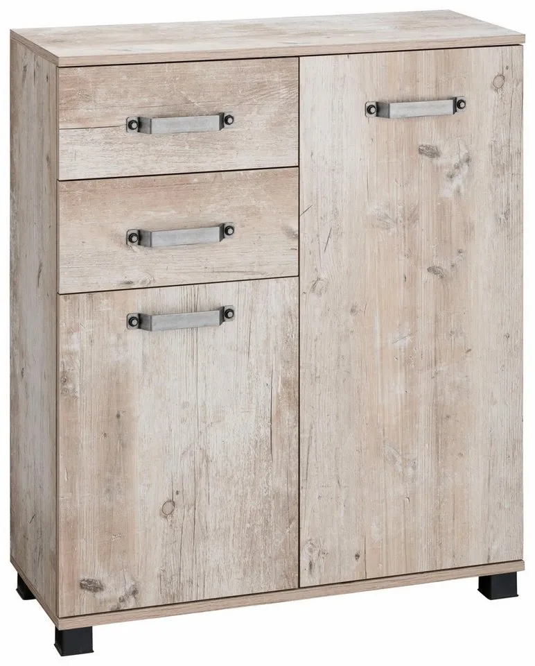Schildmeyer Badkommode Milan, Solide Verarbeitung - Dieses Produkt ist in Deutschland gefertigt, Beige, – Produktbild 2 von 5