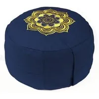 Lotus Design® Lotus Design® Meditationskissen CLASSIC Mandala Lotus Design - Bio-Buchweizenschalen, Blau/gold, – Produktbild 1 von 1