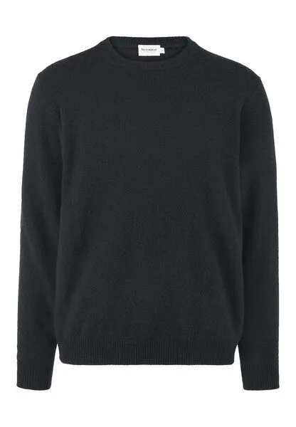 hessnatur hessnatur Strickpullover Regular aus Cashmere mit Recyclinganteil, Schwarz, – Produktbild 3 von 4