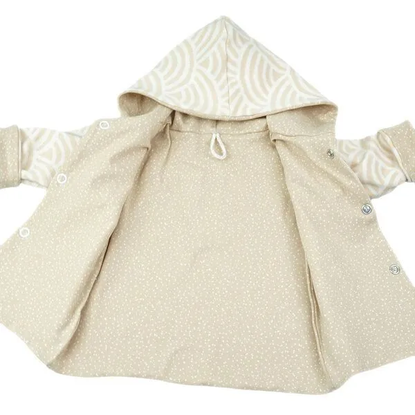 Sternchenwolke Sternchenwolke BIO Jacke "Jacquard Macadamia" – Produktbild 3 von 3