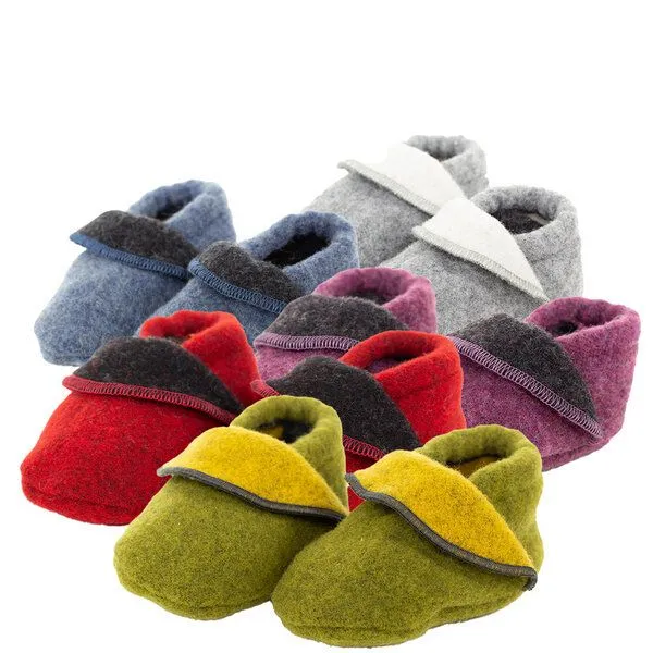 nahtur-design nahtur-design Babyschuhe aus 100% Flauschloden, Grau, – Produktbild 2 von 2