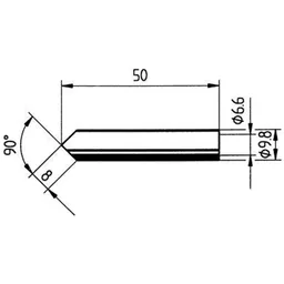 Sonstige Sonstige ERSA Ersatz-Lötspitze 8 mm BDS.angeschr. ERSA – Produktbild 1 von 1