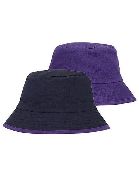 Neutral Neutral Wende Sonnenhut Bucket Hat Fischerhut Damen / Herren Anglerhut, Navy/purple, – Produktbild 2 von 2