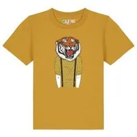 watabout kids watabout.kids T-Shirt Kinder Tiger Head, Ochre, – Produktbild 1 von 1
