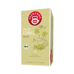 Teekanne Teekanne BIO Organic Fennel Fenchel, Bio Kräutertee, Teebeutel im Kuvert, 2. Entnahmefach/displaytauglich, 50g – Produktbild 1 von 1