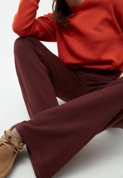Givn Berlin Givn Berlin Hose GBELSIE aus recycelter Baumwolle mit weitem Bein, Rot, – Produktbild 3 von 3
