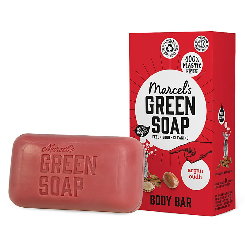 Marcel s Green Soap Marcel's Green Soap Shower Bar Argan & Oudh – Produktbild 1 von 1