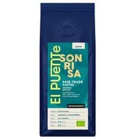El Puente El Puente Sonrisa - Bio-Kaffeebohnen 250 g entkoffeiniert | Fair Trade | Bio-zertifiziert | Vegan | Glutenfrei – Produktbild 1 von 1