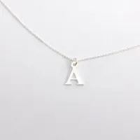 BELLYBIRD Jewellery BELLYBIRD Jewellery Halskette - kleiner Buchstabe, Anhänger/ Silber/ Silber vergoldet, Silber, – Produktbild 2 von 5