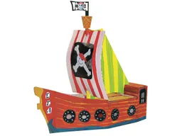 JoyPac JoyPac Bastelset "White Line" Piratenschiff aus Karton zum bemalen – Produktbild 1 von 1