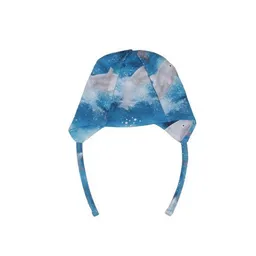 Walkiddy Babymütze GOTS zertifiziert – Blau mit Delfinmotiv, Bindebänder, weich & bequem | von Walkiddy – Produktbild 1 von 1