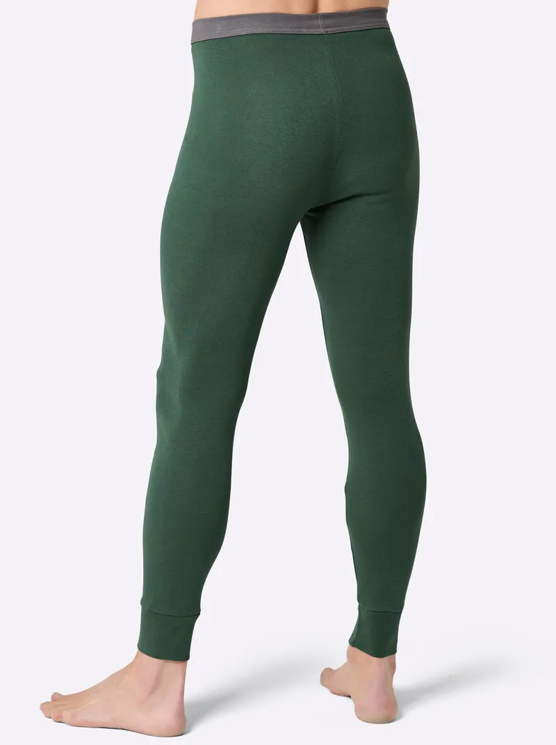 wäschepur men Hose lang anthrazit + moos, Anthrazit + moos, – Produktbild 3 von 3