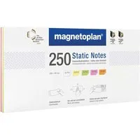 magnetoplan magnetoplan Moderationskarten "Static Notes", 250 Blatt, 200 x 100 mm, 5-farbig sortiert – Produktbild 1 von 1