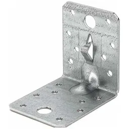 Alberts ALBERTS Winkelverbinder mit Sicke, 70 x 70 x 55 mm, sendzimirverzinkt – Produktbild 1 von 1
