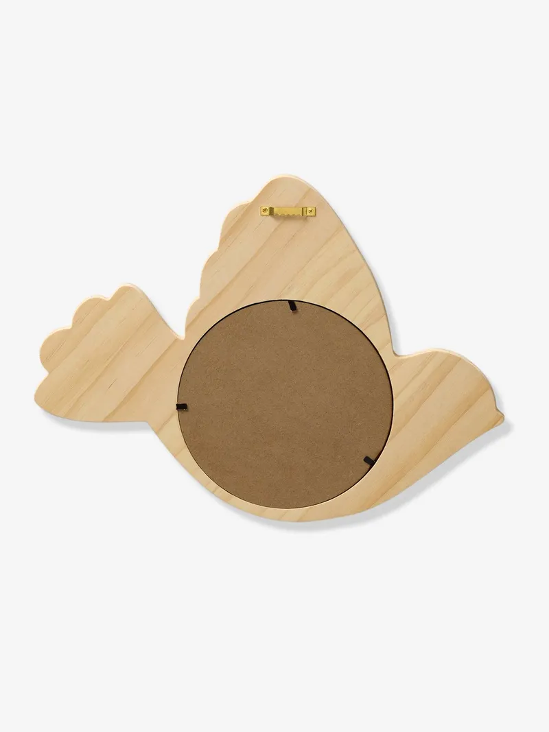 Vertbaudet Spiegel VOGEL aus Holz, Braun, – Produktbild 2 von 3