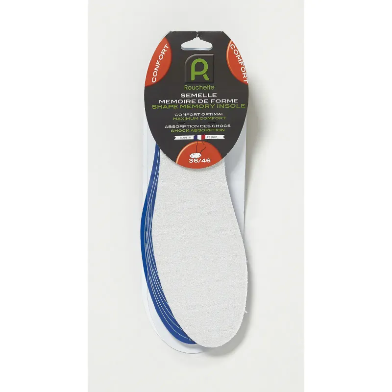 Rouchette Sohle Rouchette Mémoire De Forme, Blanc, – Produktbild 1 von 1