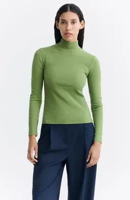 thinking mu Thinking MU Damen vegan Top Rib Aine Green – Produktbild 1 von 1