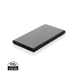 XD Collection 4.000mAh Type-C Powerbank aus RCS recyeltem ABS & Aluminium, schwarz – Produktbild 1 von 1