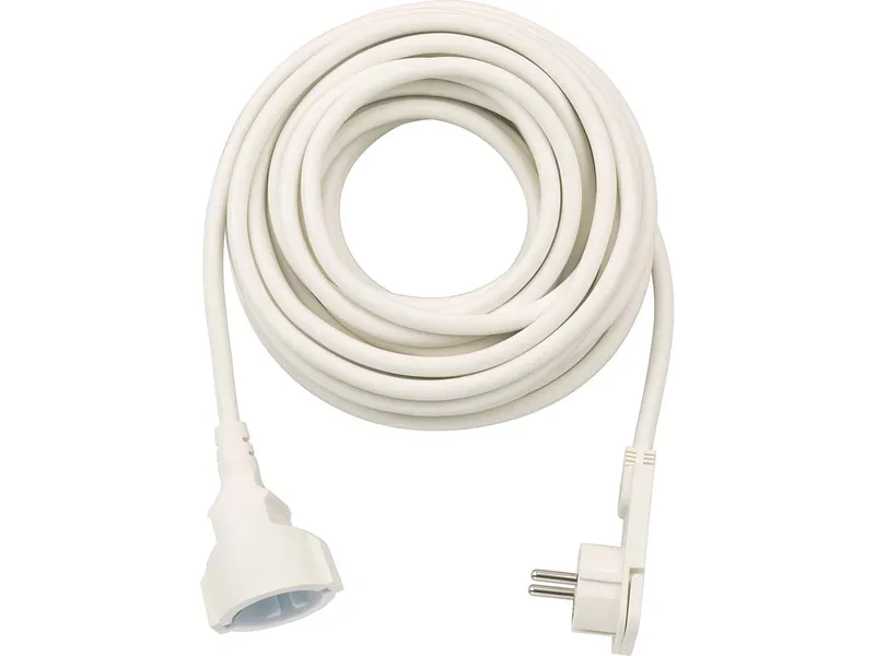 Brennenstuhl brennenstuhl Verlängerungskabel mit Flachstecker, weiß, 10 m – Produktbild 1 von 2