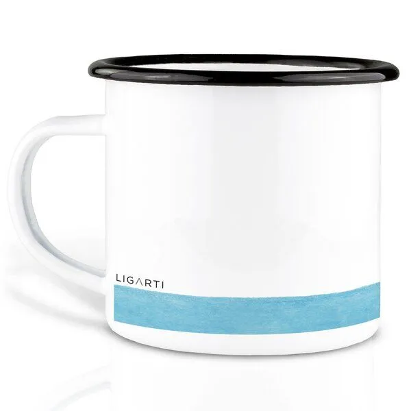 LIGARTI Emaille Tasse – Shrimp Ausflug – LIGARTI Tiermanufaktur – Produktbild 2 von 4
