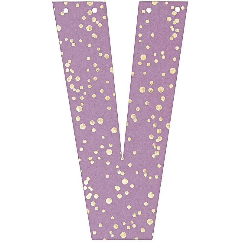 Rico Design Rico Design Buchstabe für Girlande 14cm V – Produktbild 1 von 1