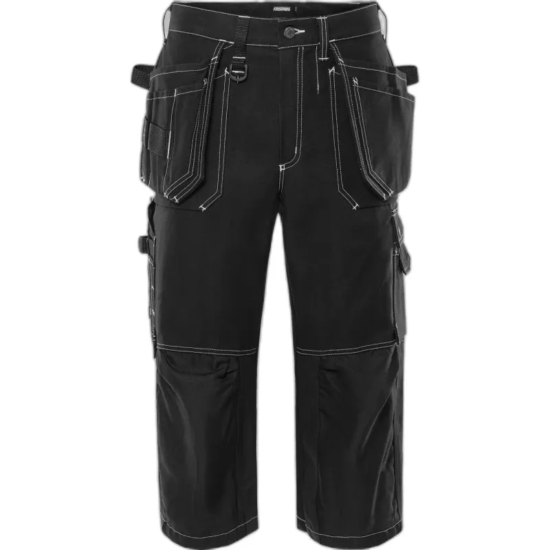 Fristads 3/4 Arbeitshose Fristads Outdoor 283 FAS, Schwarz, – Produktbild 2 von 2