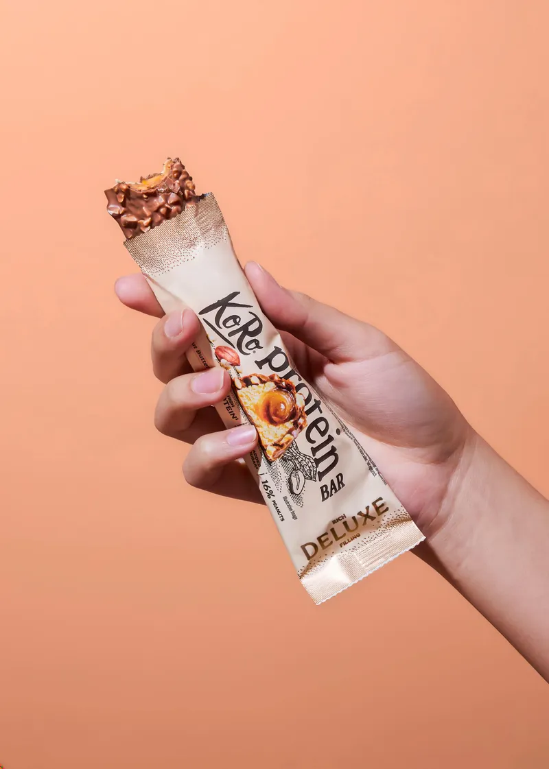 KoRo Protein Bar Deluxe Peanut Butter | 55 g – Produktbild 3 von 5