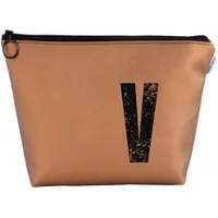 renna deluxe renna deluxe Kosmetiktasche und Kulturtasche personalisiert mit Monogramm - bronze – Produktbild 1 von 1