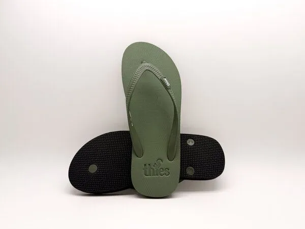 thies Vegane Eco Thies Flips, Khaki (grün), – Produktbild 2 von 4