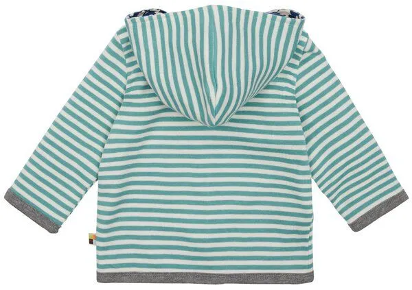 loud + proud loud + proud Babys & Kinder Wendejacke, GOTS-zertifiziert, Oregano (grün), – Produktbild 3 von 3