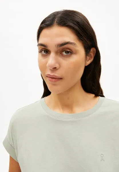 ARMEDANGELS ARMEDANGELS IDAARA Damen T-Shirt aus Bio-Baumwolle, Seagreen, – Produktbild 3 von 4