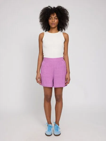 Mazine Mazine Shorts Linen, Violet pink, – Produktbild 4 von 4
