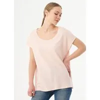ORGANICATION ORGANICATION T-Shirt aus Bio-Baumwolle mit Strukturmuster – Produktbild 1 von 1
