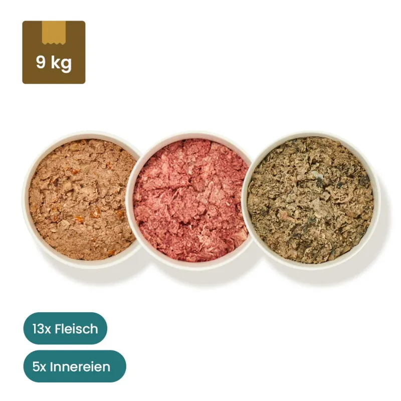 haustierkost.de haustierkost.de Hund Senior Frostfutter Menü 9 kg – Produktbild 1 von 2