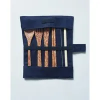 BAGHI BAGHI Reise Besteckset Coco/Bamboo 6-teilig in Bio-Baumwolltasche – Produktbild 1 von 1