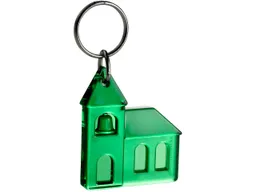 Schlüsselanhänger "Kirche" inkl. 1-farbigem Aufdruck – Produktbild 1 von 1