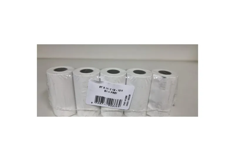 Soennecken Soennecken Endlospapier Thermokassenrolle 57mmx10m 5 Stück, Weiß, – Produktbild 1 von 2