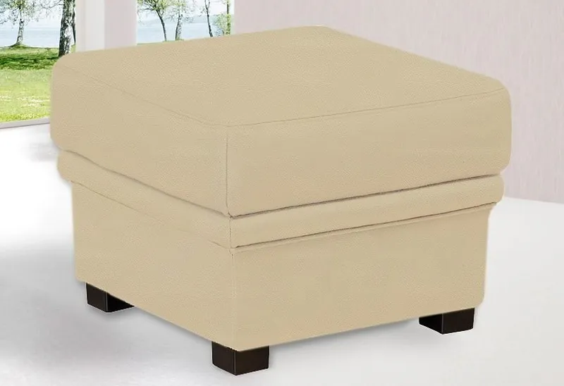 sit&more Polsterhocker Savona, B: 58 cm, individuell zu kombinieren, Weiß, – Produktbild 3 von 5