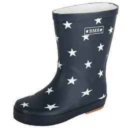 BMS BMS Gummistiefel aus Naturkautschuk, marine mit Sternen – Produktbild 1 von 1