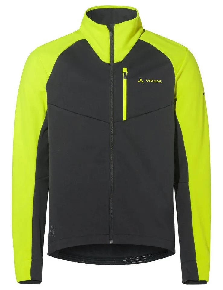 Vaude Vaude Fahrradjacke Men's Posta Softshell Jacket VII (1-St) winddichte, wasserabweisende und atmungsaktiv Fahrradjacke, Gelb, – Produktbild 1 von 4