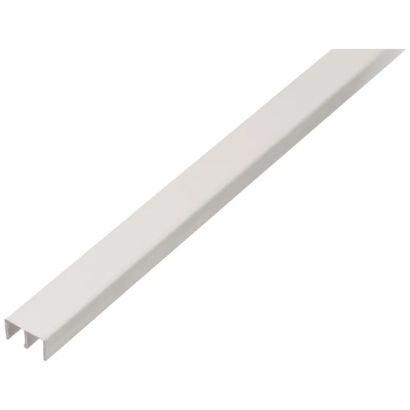 Alberts ALBERTS Führungsschienenprofil oben, PVC weiß, Lxlichte BxH 1000 x 6,5 x 10 mm – Produktbild 1 von 1