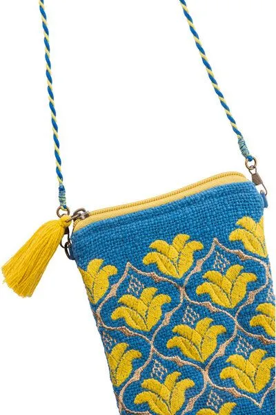 Tranquillo Tranquillo Umhängetasche BLOSSOM, Blau, – Produktbild 4 von 5